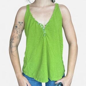 y2k green old navy tank top